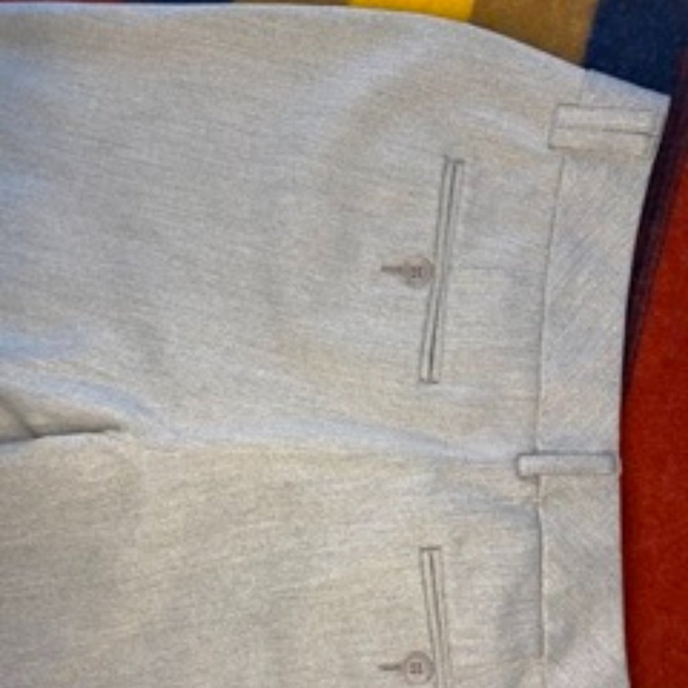 Express Design Studio Editor Pant, Grey, Stretch, Size 8 Regular
